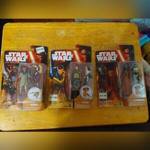 3 MOC Star Wars action figures
